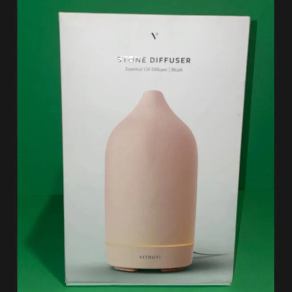 NEW Anthropologie Vitruvi Stone Essential Oil Diffuser